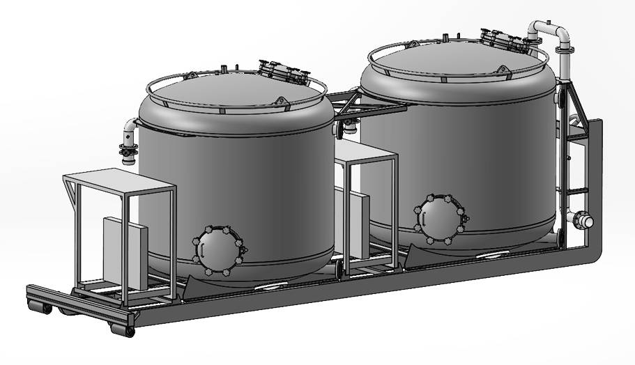 3D CAD Filters op slede